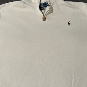 Polo zip up sweater